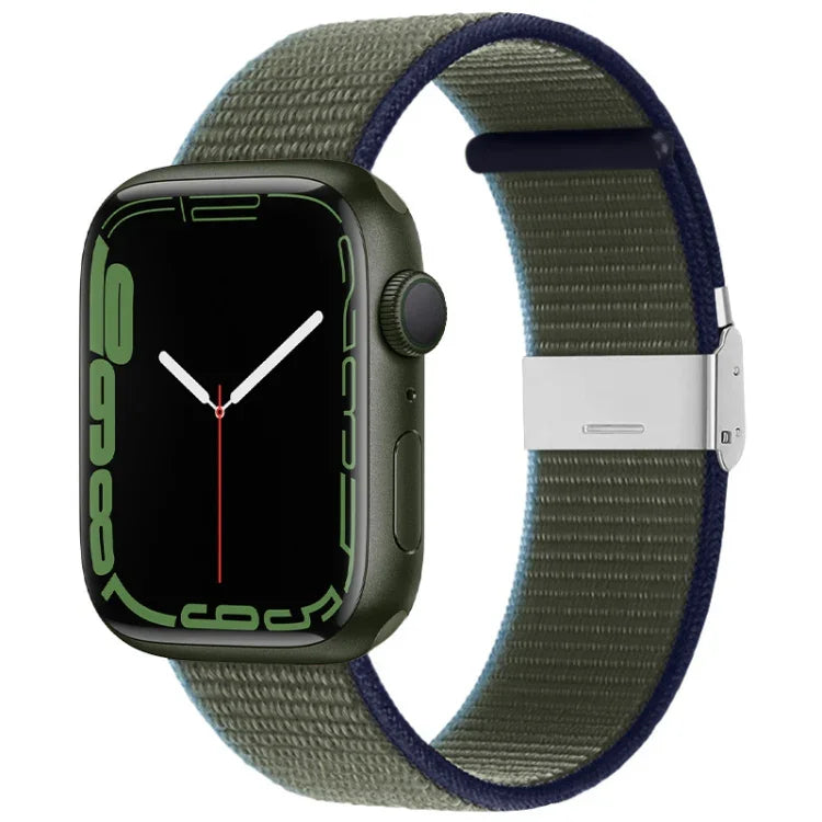 Dây nylon khóa kim loại, Dành cho Apple Watch Series 8&7 41mm / SE 2&6&SE&5&4 40mm / 3&2&1 38mm, Dành cho Apple Watch Ultra 49mm / Series 8&7 45mm / SE 2&6&SE&5&4 44mm / 3&2&1 42mm