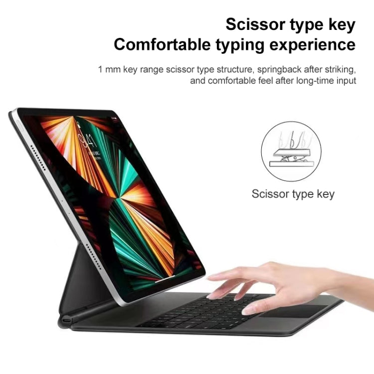 Bao Da Bàn Phím Bluetooth Có Bàn Di Chuột, Dành cho iPad Air 5 / 4 10.9 inch, Dành cho iPad Pro 11 inch 2021/2020/2018, Dành cho iPad Pro 12.9 inch 2021/2020/2018