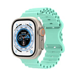 Dây đồng hồ silicone phong cách đại dương, Dành cho Apple Watch Ultra 49mm / Series 8&7 45mm / SE 2&6&SE&5&4 44mm / 3&2&1 42mm, Dành cho Apple Watch Series 8&7 41mm / SE 2&6&SE&5&4 40mm / 3&2&1 38mm