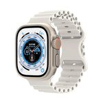 Dây đồng hồ silicone phong cách đại dương, Dành cho Apple Watch Ultra 49mm / Series 8&7 45mm / SE 2&6&SE&5&4 44mm / 3&2&1 42mm, Dành cho Apple Watch Series 8&7 41mm / SE 2&6&SE&5&4 40mm / 3&2&1 38mm