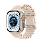 Dây đồng hồ silicone phong cách đại dương, Dành cho Apple Watch Ultra 49mm / Series 8&7 45mm / SE 2&6&SE&5&4 44mm / 3&2&1 42mm, Dành cho Apple Watch Series 8&7 41mm / SE 2&6&SE&5&4 40mm / 3&2&1 38mm