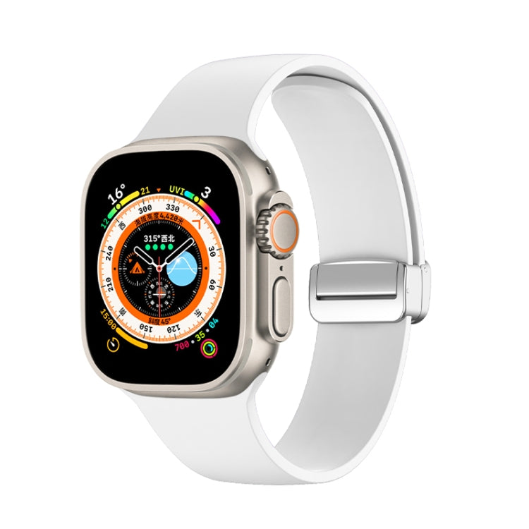 Dây đồng hồ silicone khóa gập, Dành cho Apple Watch Ultra 49mm, Dành cho Apple Watch Series 8&7 45mm / SE 2&6&SE&5&4 44mm / 3&2&1 42mm