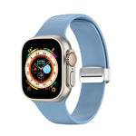 Dây đồng hồ silicone khóa gập, Dành cho Apple Watch Ultra 49mm, Dành cho Apple Watch Series 8&7 45mm / SE 2&6&SE&5&4 44mm / 3&2&1 42mm