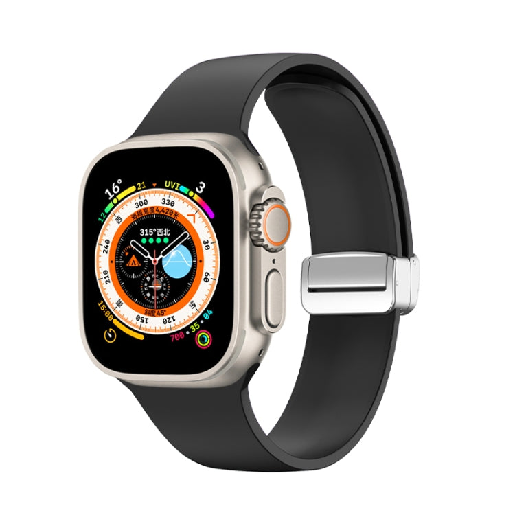 Dây đồng hồ silicone khóa gập, Dành cho Apple Watch Ultra 49mm, Dành cho Apple Watch Series 8&7 45mm / SE 2&6&SE&5&4 44mm / 3&2&1 42mm