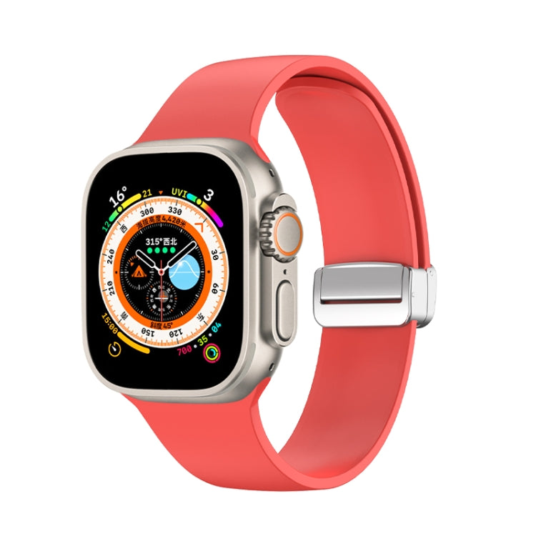 Dây đồng hồ silicone khóa gập, Dành cho Apple Watch Ultra 49mm, Dành cho Apple Watch Series 8&7 45mm / SE 2&6&SE&5&4 44mm / 3&2&1 42mm