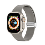 Dây đồng hồ silicone khóa gập, Dành cho Apple Watch Ultra 49mm, Dành cho Apple Watch Series 8&7 45mm / SE 2&6&SE&5&4 44mm / 3&2&1 42mm