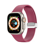 Dây đồng hồ silicone khóa gập, Dành cho Apple Watch Ultra 49mm, Dành cho Apple Watch Series 8&7 45mm / SE 2&6&SE&5&4 44mm / 3&2&1 42mm