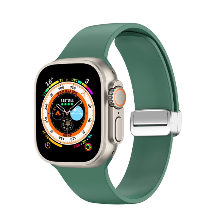 Dây đồng hồ silicone khóa gập, Dành cho Apple Watch Ultra 49mm, Dành cho Apple Watch Series 8&7 45mm / SE 2&6&SE&5&4 44mm / 3&2&1 42mm