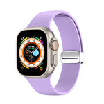 Dây đồng hồ silicone khóa gập, Dành cho Apple Watch Ultra 49mm, Dành cho Apple Watch Series 8&7 45mm / SE 2&6&SE&5&4 44mm / 3&2&1 42mm
