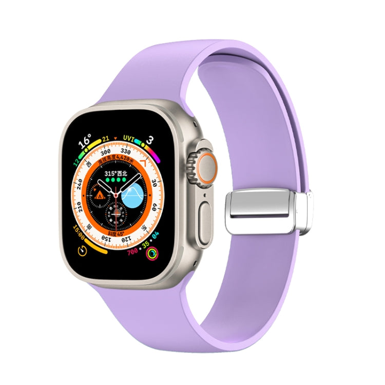 Dây đồng hồ silicone khóa gập, Dành cho Apple Watch Ultra 49mm, Dành cho Apple Watch Series 8&7 45mm / SE 2&6&SE&5&4 44mm / 3&2&1 42mm