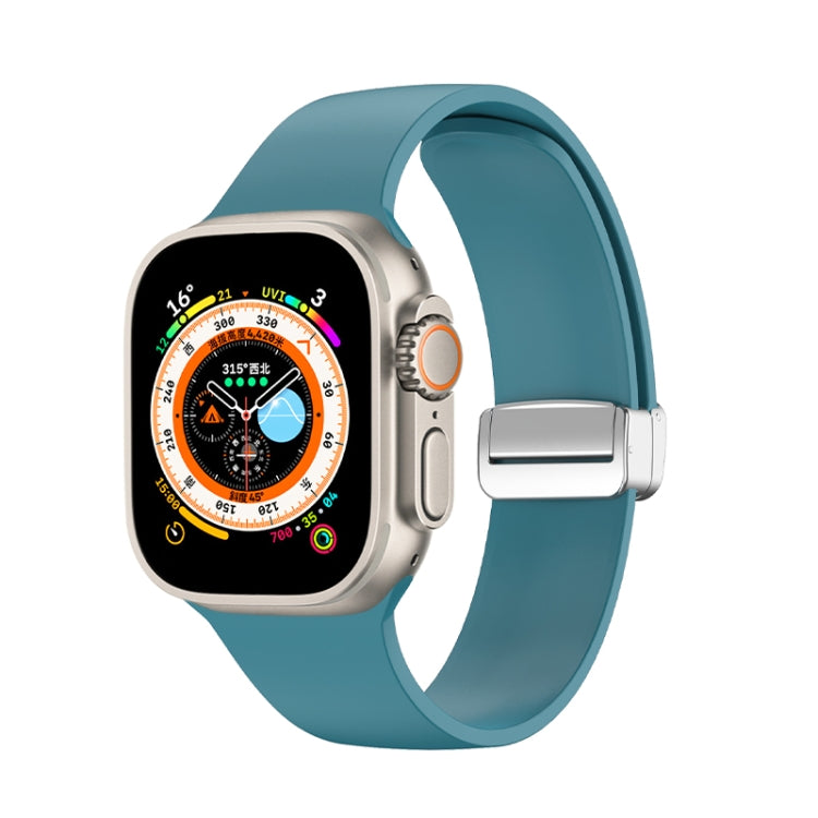 Dây đồng hồ silicone khóa gập, Dành cho Apple Watch Ultra 49mm, Dành cho Apple Watch Series 8&7 45mm / SE 2&6&SE&5&4 44mm / 3&2&1 42mm
