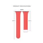 Dây đồng hồ silicone khóa gập, Dành cho Apple Watch Ultra 49mm, Dành cho Apple Watch Series 8&7 45mm / SE 2&6&SE&5&4 44mm / 3&2&1 42mm