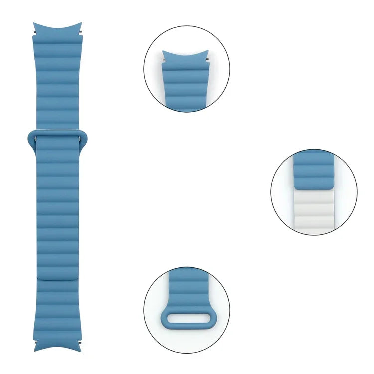 Dây đồng hồ silicone nam châm cho Samsung Galaxy Watch5, 20mm, 22mm