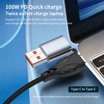 Cáp sạc dữ liệu nhanh ADC-008 100W USB/Type-C sang Type-C + 8 Pin + Micro USB hai sang ba tương thích hoàn toàn, dài 1.2m, 2m