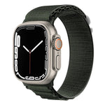 Dây đồng hồ nylon khóa bạc, Dành cho Apple Watch Ultra 49mm / Series 8&7 45mm / SE 2&6&SE&5&4 44mm, Dành cho Apple Watch Series 8&7 41mm / SE 2&6&SE&5&4 40mm / 3&2&1 38mm