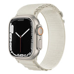 Dây đồng hồ nylon khóa bạc, Dành cho Apple Watch Ultra 49mm / Series 8&7 45mm / SE 2&6&SE&5&4 44mm, Dành cho Apple Watch Series 8&7 41mm / SE 2&6&SE&5&4 40mm / 3&2&1 38mm