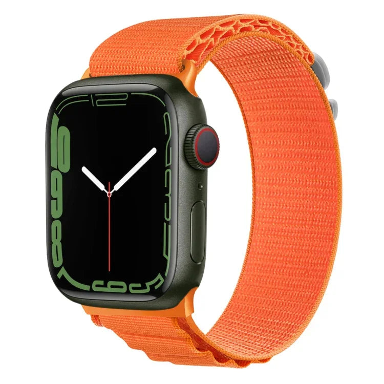 Dây đồng hồ nylon khóa bạc, Dành cho Apple Watch Ultra 49mm / Series 8&7 45mm / SE 2&6&SE&5&4 44mm, Dành cho Apple Watch Series 8&7 41mm / SE 2&6&SE&5&4 40mm / 3&2&1 38mm