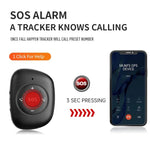 RF-V50 Chống nước IP67 4G LTE 3G 2G GSM Nút SOS Người cao tuổi Báo động khẩn cấp Định vị GPS, RF-V50 (Đen), RF-V50 (Đỏ)