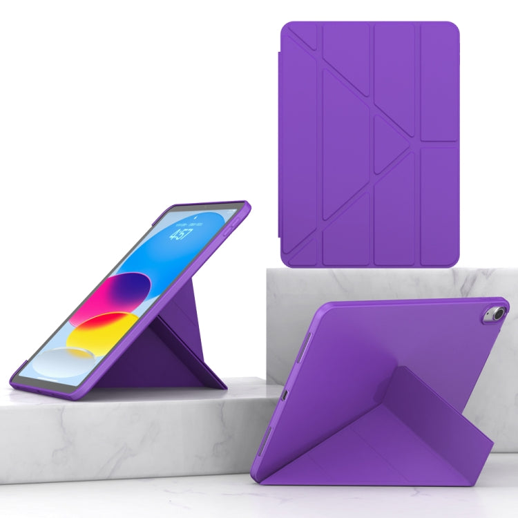 Multi-folding TPU Leather Smart Tablet Case, For iPad 10th Gen 10.9 2022