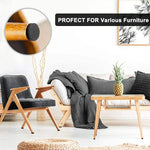 Bộ 40 miếng lót chân bàn ghế sofa EVA caro tròn 38mm chống trượt giảm tiếng ồn, 38mm