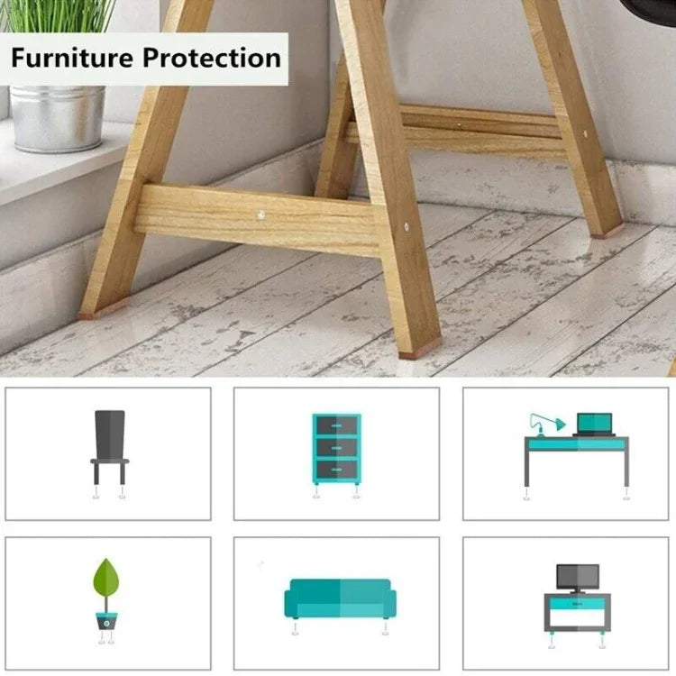 2 miếng lót chân bàn ghế sofa EVA caro tròn 22mm chống trượt giảm tiếng ồn, 22mm