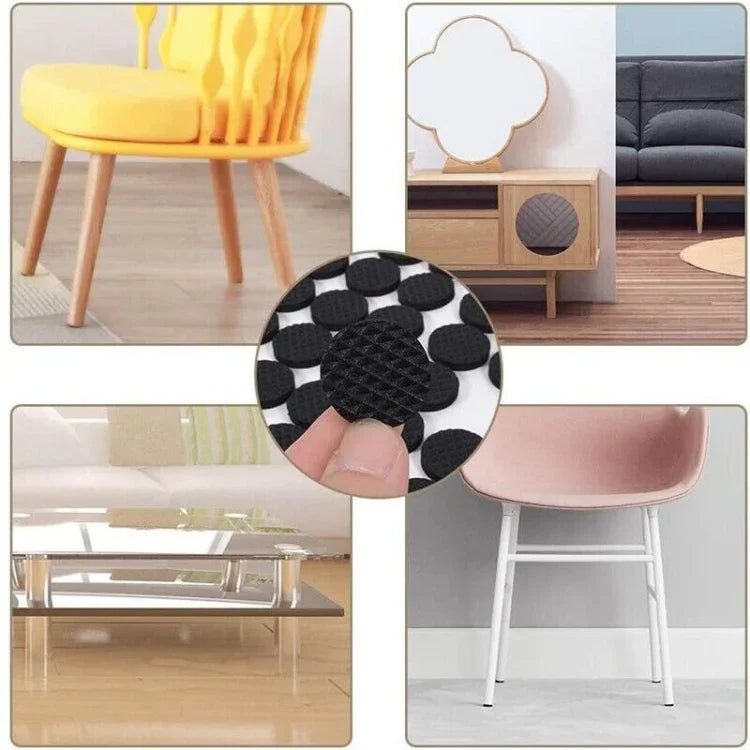 2 miếng lót chân bàn ghế sofa EVA caro tròn 22mm chống trượt giảm tiếng ồn, 22mm
