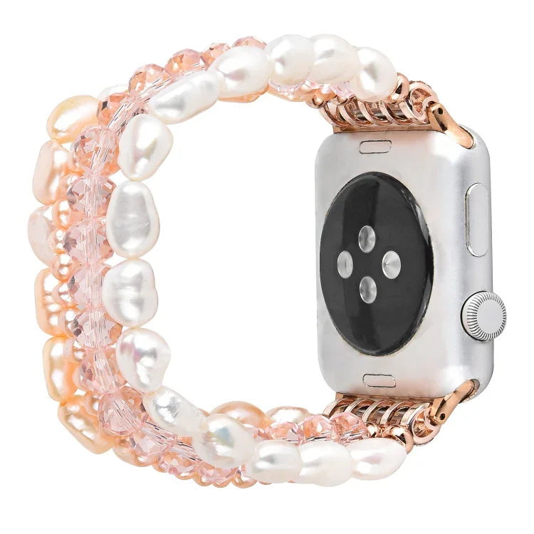 Dây đồng hồ pha lê ngọc trai, Dành cho Apple Watch 5 & 4 40mm / 3 & 2 & 1 38mm, Dành cho Apple Watch 5 & 4 44mm / 3 & 2 & 1 42mm
