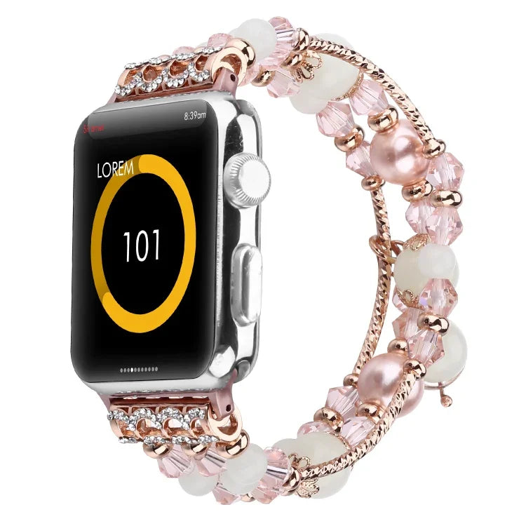 Dây đồng hồ mã não phát quang, Dành cho Apple Watch 5 & 4 40mm / 3 & 2 & 1 38mm, Dành cho Apple Watch Ultra 49mm / Series 8&7 45mm / SE 2&6&SE&5&4 44mm / 3&2&1 42mm
