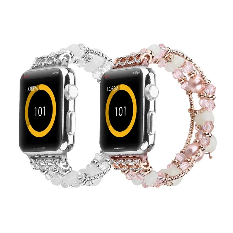 Dây đồng hồ mã não phát quang, Dành cho Apple Watch 5 & 4 40mm / 3 & 2 & 1 38mm, Dành cho Apple Watch Ultra 49mm / Series 8&7 45mm / SE 2&6&SE&5&4 44mm / 3&2&1 42mm
