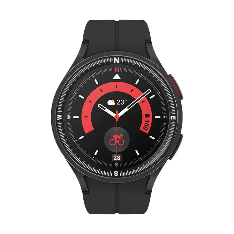Vành đồng hồ kim loại thang la bàn, cho Samsung Galaxy Watch 5 Pro