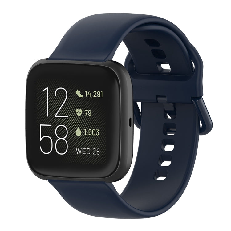 Color Buckle Silicone Wrist Strap Watch Band for Fitbit Versa 2 / Versa / Versa Lite / Blaze, Size: S, Size: L