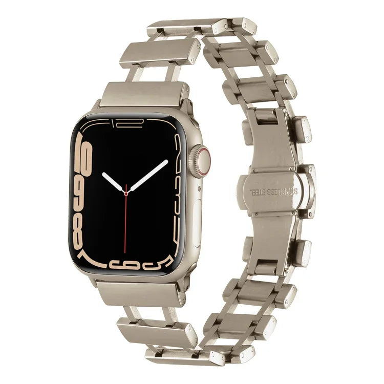 Dây đồng hồ thép không gỉ rỗng, Dành cho Apple Watch Ultra 49mm / Series 8&7 45mm, Dành cho Apple Watch Series 8&7 41mm / SE 2&6&SE&5&4 40mm