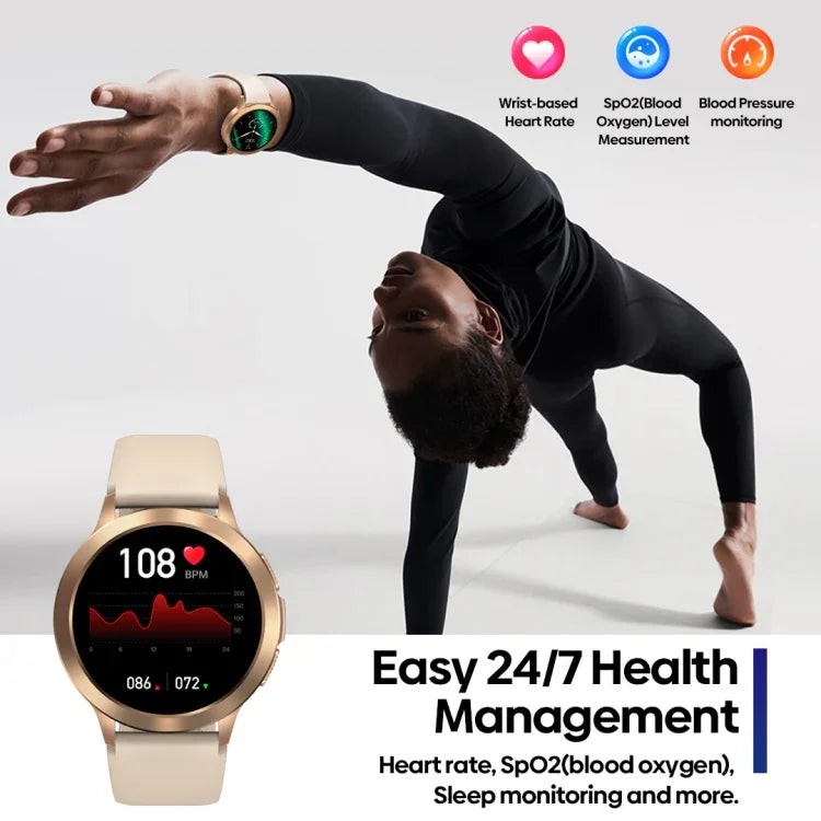 Đồng hồ thông minh Zeblaze Btalk 2 màn hình tròn HD 1.3 inch Hỗ trợ gọi thoại / theo dõi sức khỏe