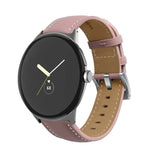 Dây đồng hồ da thật khâu đuôi nhọn, dành cho Google Pixel Watch 4 / 3 / 2 / 1 41mm