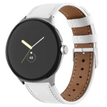 Dây đồng hồ da thật đuôi tròn, Dành cho Google Pixel Watch 4 / 3 / 2 / 1 41mm