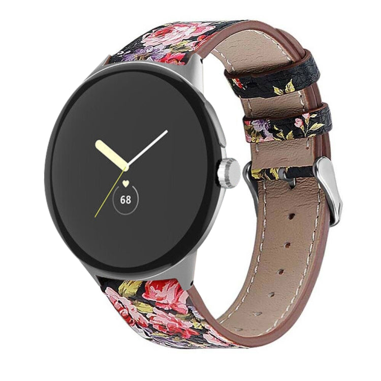 Dây đồng hồ da thật đuôi tròn, Dành cho Google Pixel Watch 4 / 3 / 2 / 1 41mm