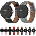Dây đồng hồ da thật đuôi tròn, Dành cho Google Pixel Watch 4 / 3 / 2 / 1 41mm