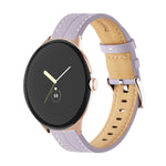 Dây đồng hồ da thật có rãnh, Dành cho Google Pixel Watch 4 / 3 / 2 / 1 41mm