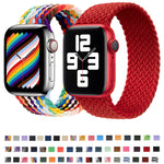 Dây đồng hồ nylon bện một vòng cho Apple Watch Series 8&7 41mm / SE 2&6&SE&5&4 40mm / 3&2&1 38mm, cho Apple Watch Series 8&7 41mm, 135mm, cho Apple Watch Series 8&7 41mm, 135mm
