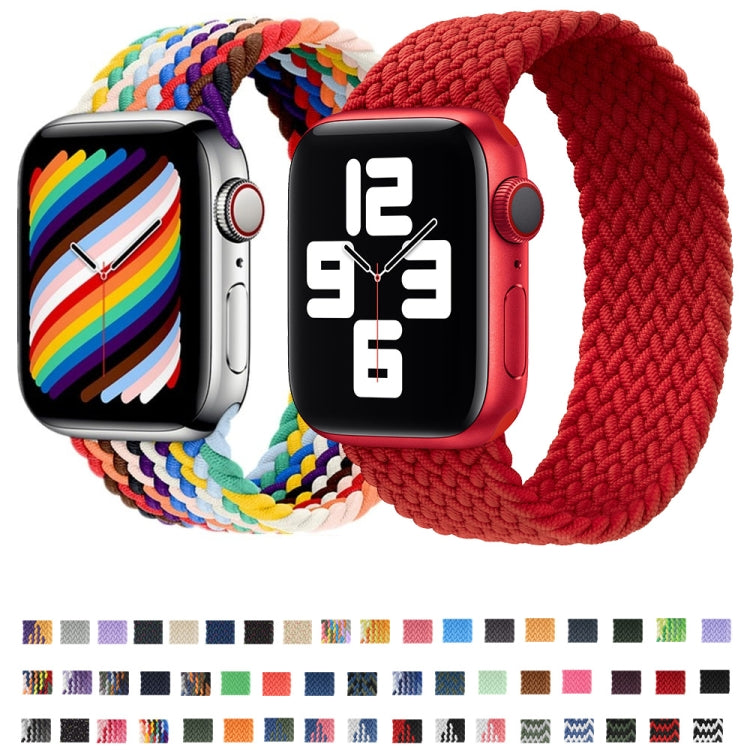 Dây đồng hồ nylon bện một vòng cho Apple Watch Series 8&7 41mm / SE 2&6&SE&5&4 40mm / 3&2&1 38mm, cho Apple Watch Series 8&7 41mm, 135mm, cho Apple Watch Series 8&7 41mm, 135mm