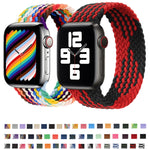 Dây đồng hồ nylon bện một vòng cho Apple Watch Series 8&7 41mm / SE 2&6&SE&5&4 40mm / 3&2&1 38mm, cho Apple Watch Series 8&7 41mm, 145mm, cho Apple Watch Series 8&7 41mm, 145mm