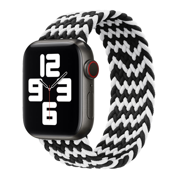Dây đồng hồ nylon bện một vòng cho Apple Watch Series 8&7 41mm / SE 2&6&SE&5&4 40mm / 3&2&1 38mm, Dành cho Apple Watch Series 8&7 41mm,155mm, Dành cho Apple Watch Series 8&7 41mm, 155mm