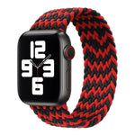 Dây đồng hồ nylon bện một vòng cho Apple Watch Series 8&7 41mm / SE 2&6&SE&5&4 40mm / 3&2&1 38mm, Dành cho Apple Watch Series 8&7 41mm,155mm, Dành cho Apple Watch Series 8&7 41mm, 155mm