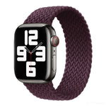 Dây đồng hồ nylon bện một vòng cho Apple Watch Series 8&7 41mm / SE 2&6&SE&5&4 40mm / 3&2&1 38mm, Dành cho Apple Watch Series 8&7 41mm,155mm, Dành cho Apple Watch Series 8&7 41mm, 155mm