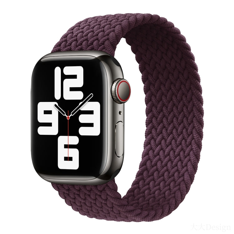 Dây đồng hồ nylon bện một vòng cho Apple Watch Series 8&7 41mm / SE 2&6&SE&5&4 40mm / 3&2&1 38mm, Dành cho Apple Watch Series 8&7 41mm,155mm, Dành cho Apple Watch Series 8&7 41mm, 155mm