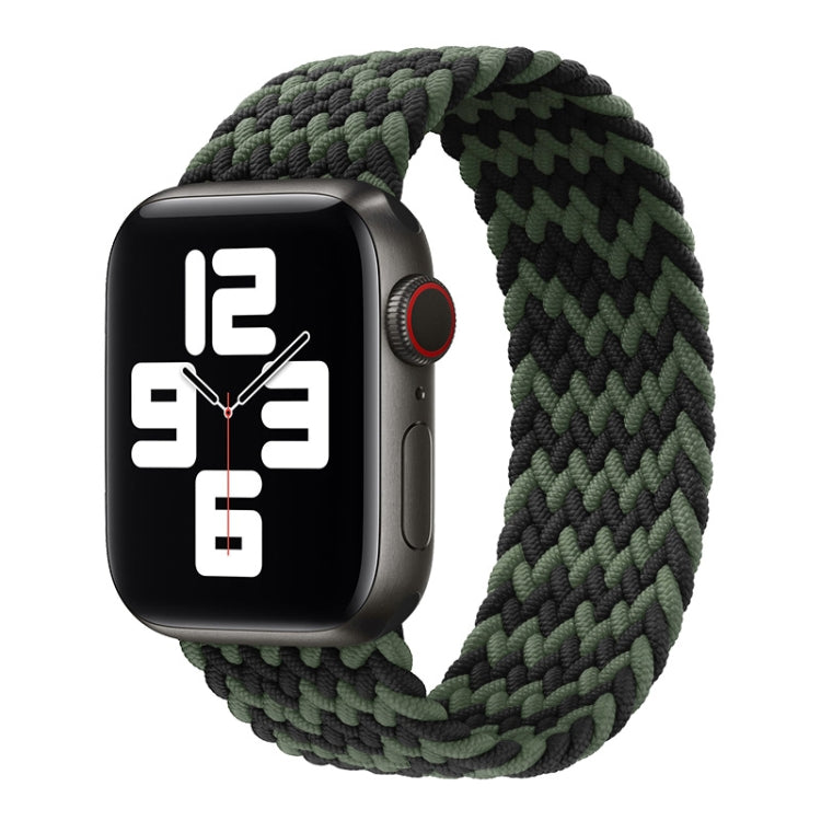 Dây đồng hồ nylon bện một vòng cho Apple Watch Series 8&7 41mm / SE 2&6&SE&5&4 40mm / 3&2&1 38mm, Dành cho Apple Watch Series 8&7 41mm,155mm, Dành cho Apple Watch Series 8&7 41mm, 155mm