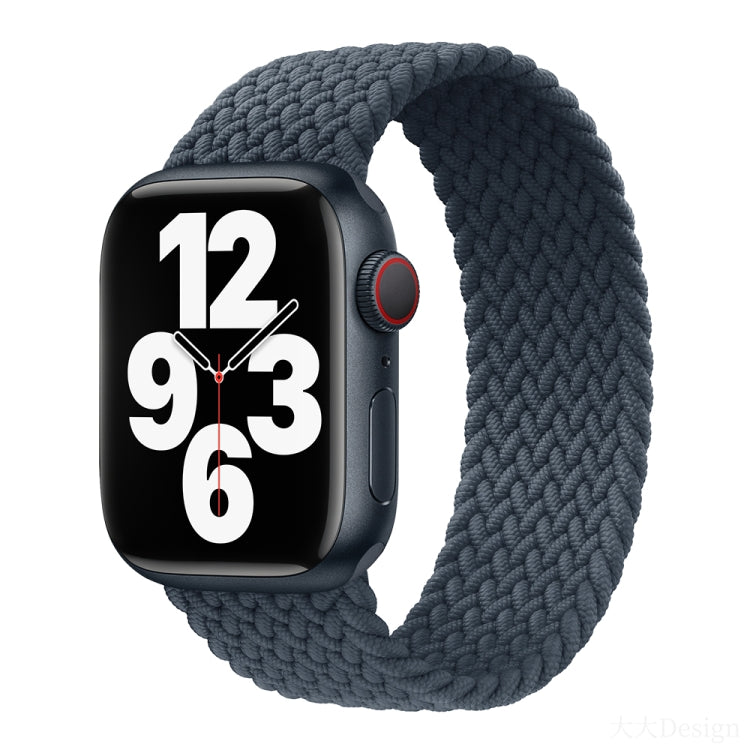 Dây đồng hồ nylon bện một vòng cho Apple Watch Series 8&7 41mm / SE 2&6&SE&5&4 40mm / 3&2&1 38mm, Dành cho Apple Watch Series 8&7 41mm,155mm, Dành cho Apple Watch Series 8&7 41mm, 155mm