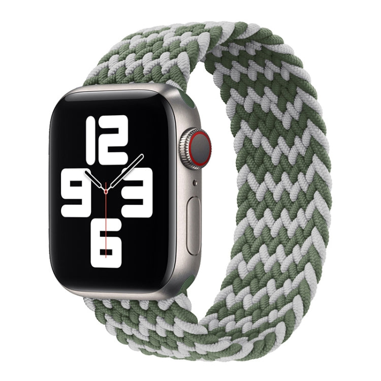 Dây đồng hồ nylon bện một vòng cho Apple Watch Series 8&7 41mm / SE 2&6&SE&5&4 40mm / 3&2&1 38mm, Dành cho Apple Watch Series 8&7 41mm,155mm, Dành cho Apple Watch Series 8&7 41mm, 155mm