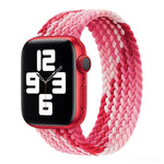 Dây đồng hồ nylon bện một vòng cho Apple Watch Series 8&7 41mm / SE 2&6&SE&5&4 40mm / 3&2&1 38mm, Dành cho Apple Watch Series 8&7 41mm,155mm, Dành cho Apple Watch Series 8&7 41mm, 155mm