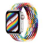 Dây đồng hồ nylon bện một vòng cho Apple Watch Series 8&7 41mm / SE 2&6&SE&5&4 40mm / 3&2&1 38mm, Dành cho Apple Watch Series 8&7 41mm,155mm, Dành cho Apple Watch Series 8&7 41mm, 155mm